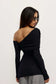 *PREORDER* FRANCA TOP - BLACK
