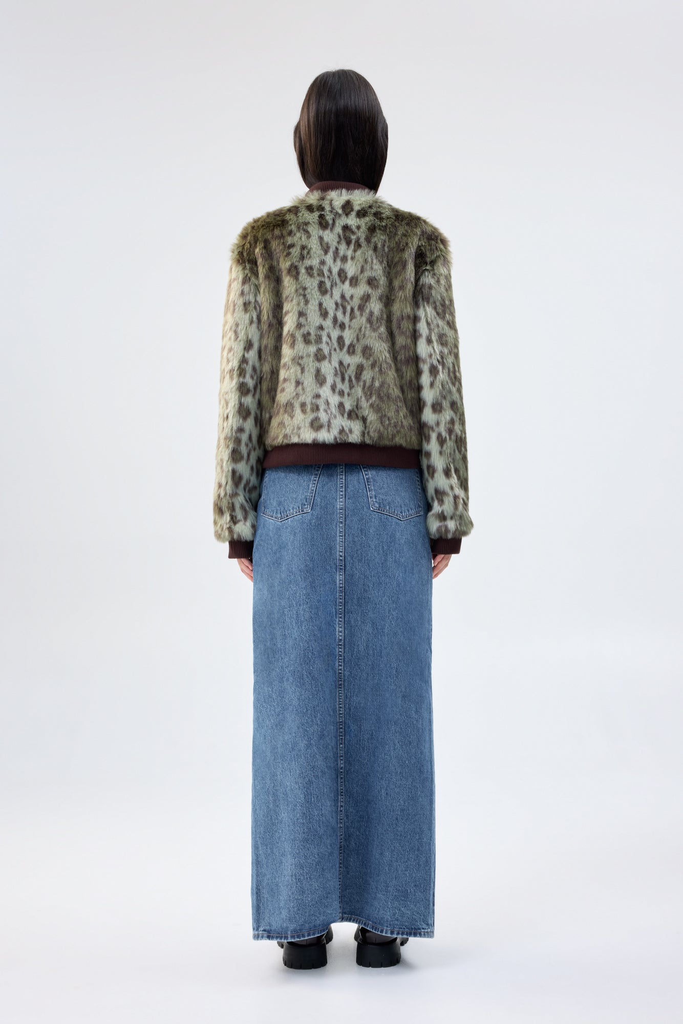 FOLIAGE JACKET - GREEN LEOPARD