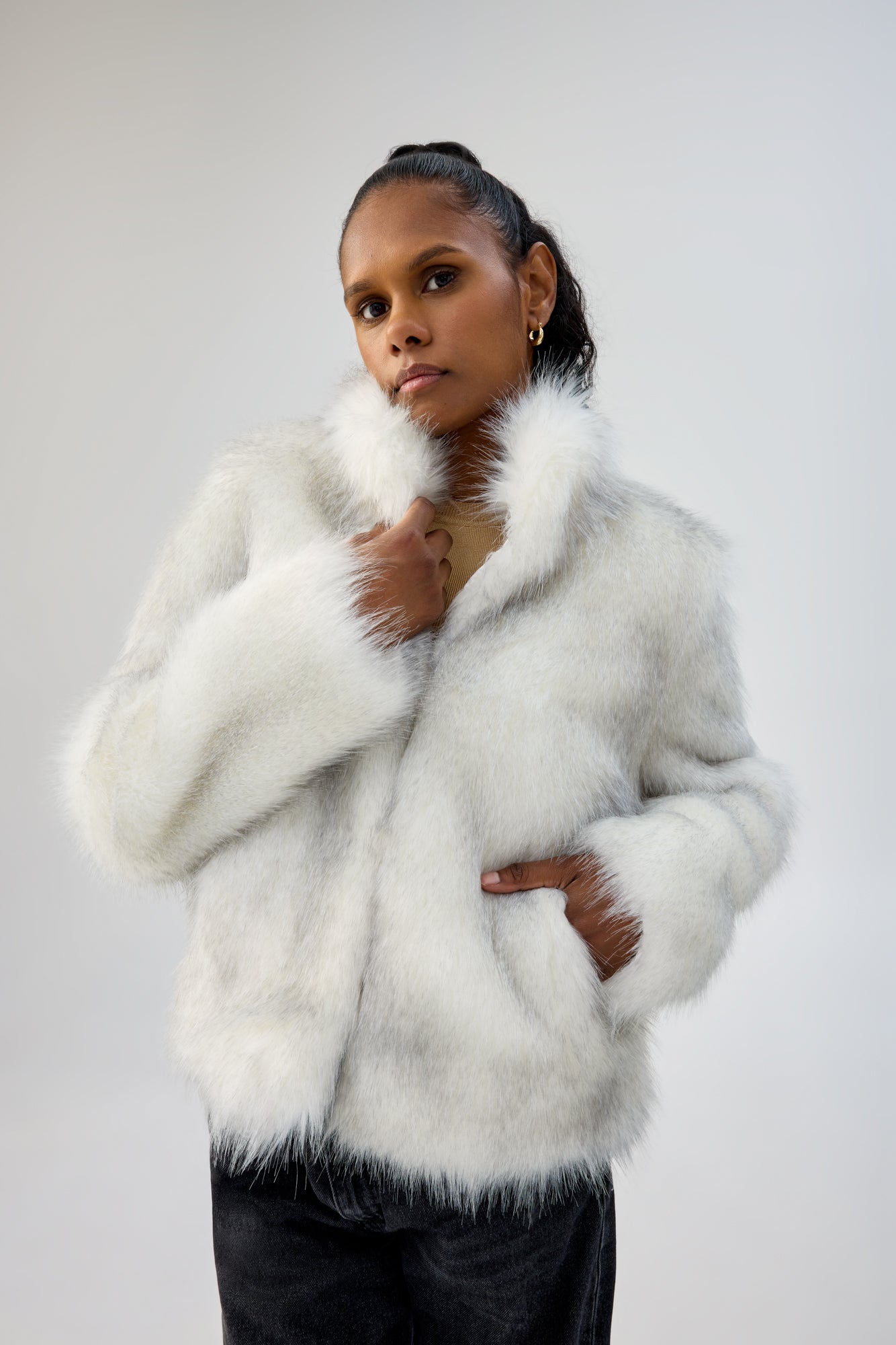 *PREORDER* FUR DELISH JACKET - SWISS WHITE