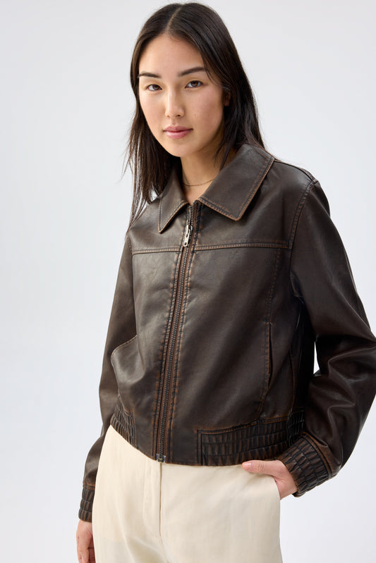 GAME CHANGER JACKET - CHOCOLATE