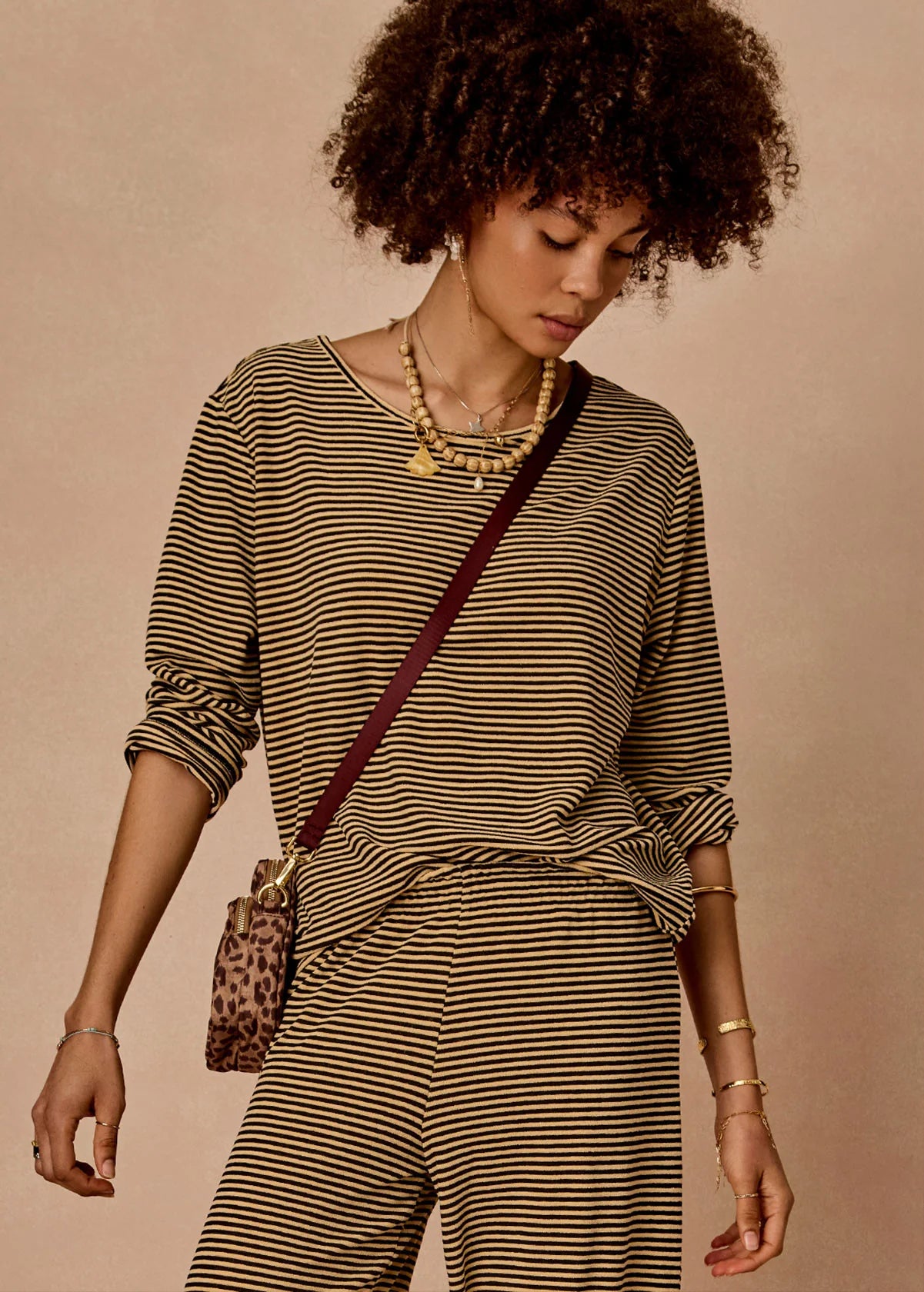 SANTOS RIO LONG SLEEVE TOP - STRIPE