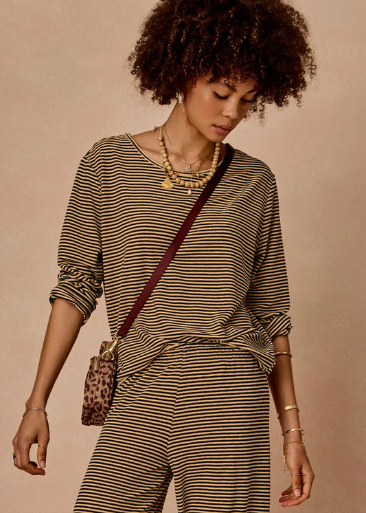 SANTOS RIO LONG SLEEVE TOP - STRIPE