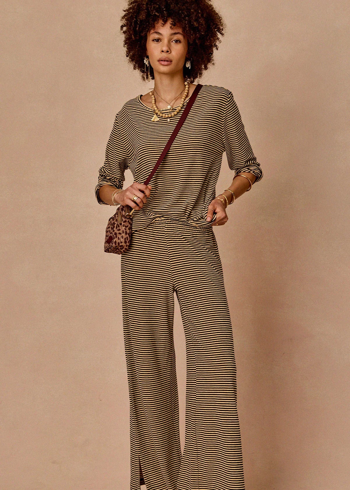 SANTOS RIO LONG SLEEVE TOP - STRIPE