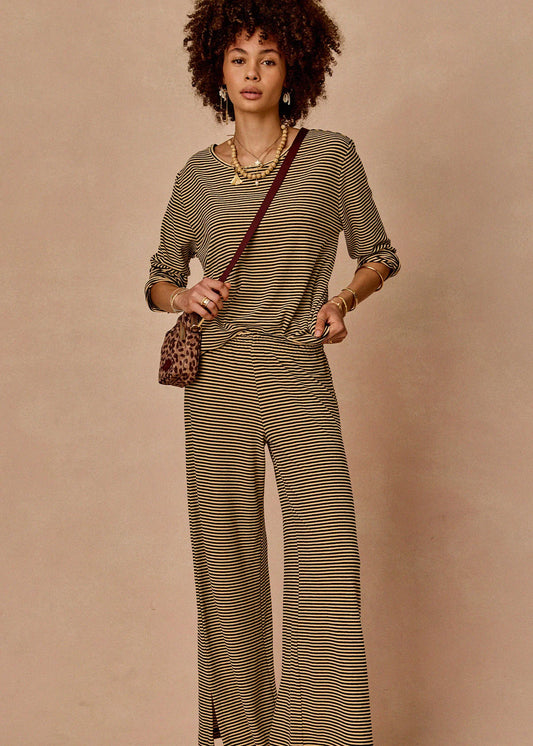 SANTOS ADRIEL SPLIT PANT - STRIPE