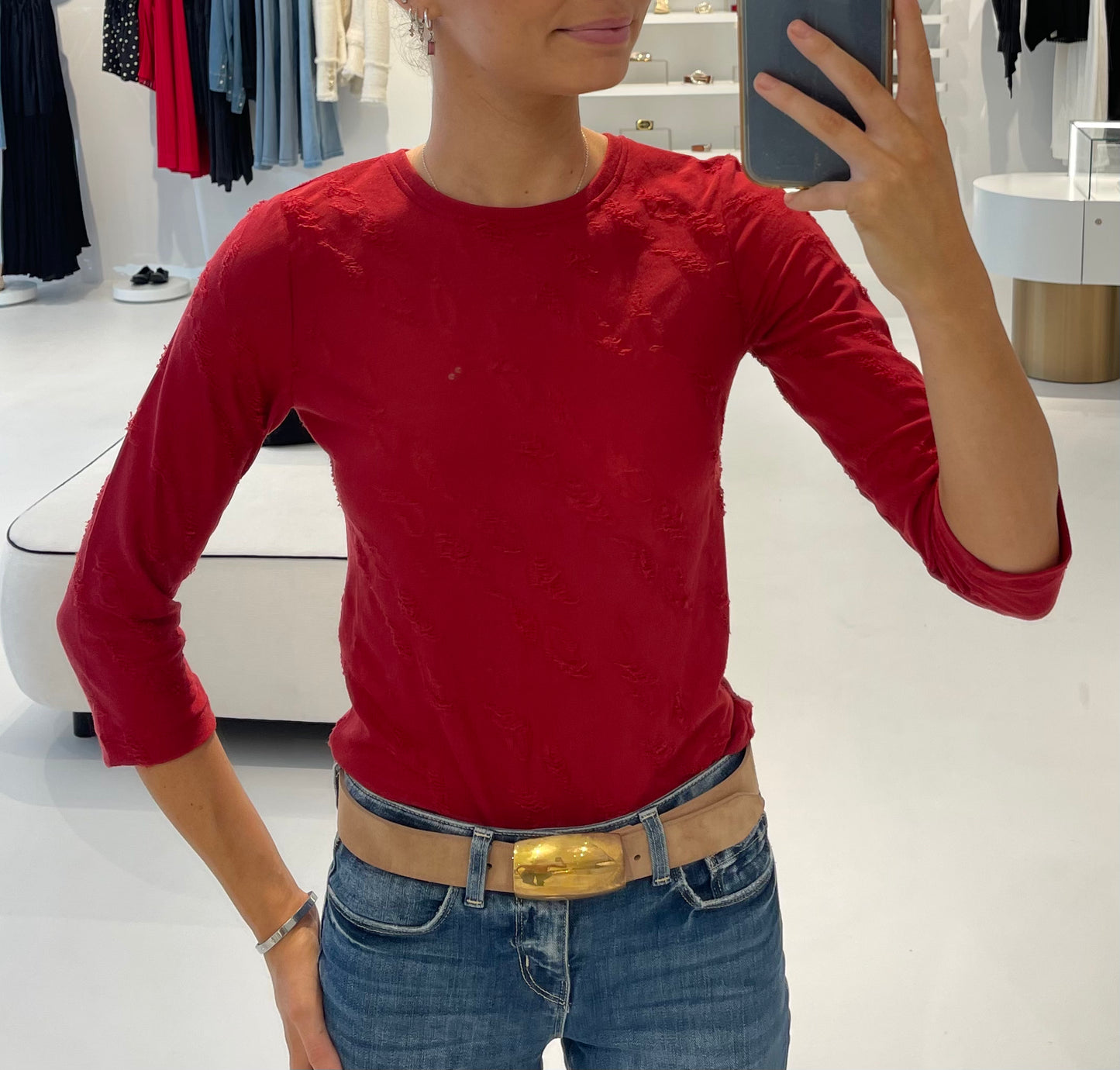 GRACELIA T-SHIRT - LIPSTICK RED