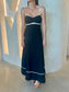 MAXI DRESS - BLACK/WHITE