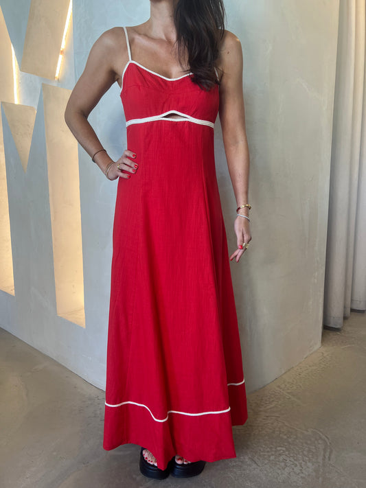 MAXI DRESS - RED