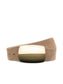 MILOU DOMED SUEDE BELT CAPPUCCINO