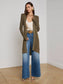 NOE DOUBLE BREASTED CARDI PINE/GOLD