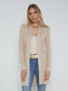 NOE DOUBLE BREASTED CARDI PECAN