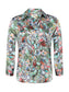 DANI SILK BLOUSE - MULTI MIX TURQUOISE