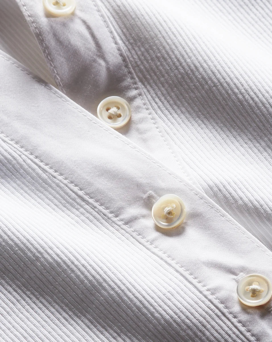 *PREORDER* KEARNEY BUTTON DOWN TEE - WHITE