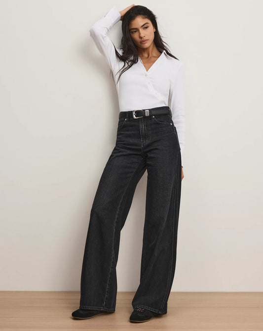 *PREORDER* BRENNER BUTTON DOWN TOP - WHITE