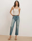 V LEATHER BELT - HAZELWOOD