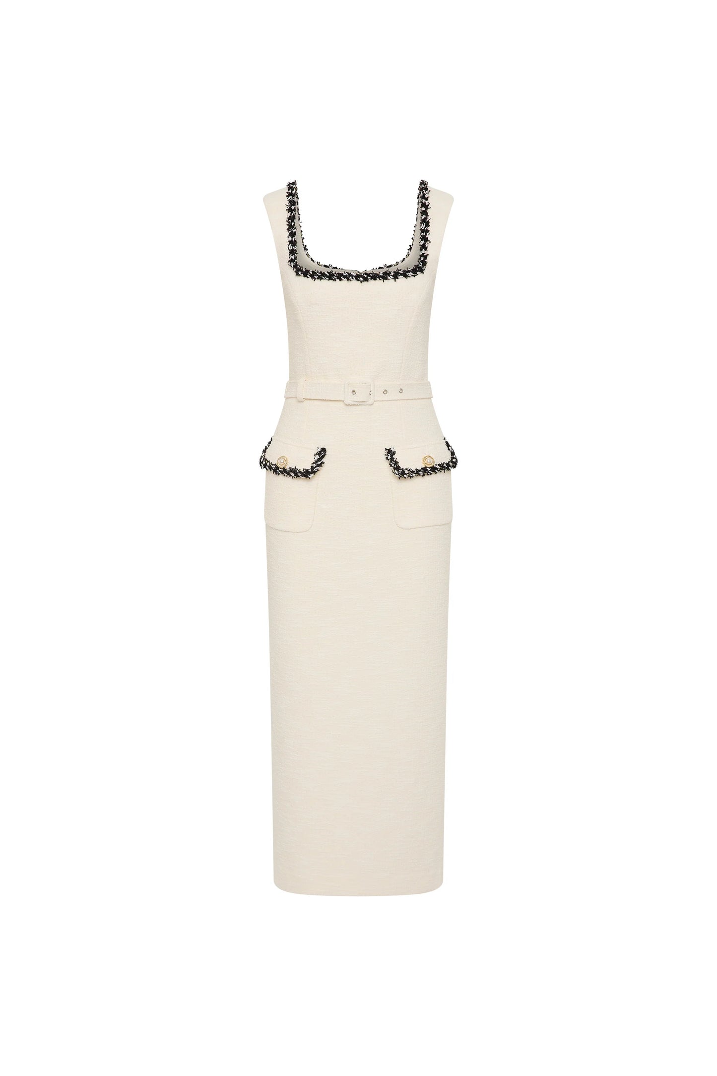JACQUIE MIDI DRESS - CREAM