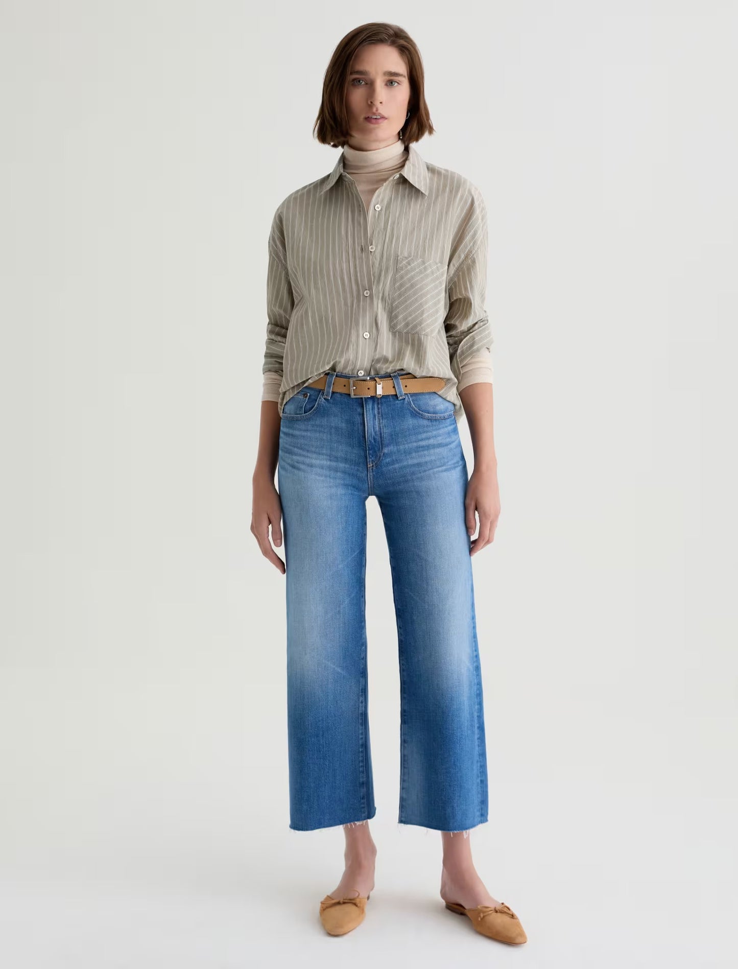 SAIGE WIDE LEG CROP JEAN - 13 YEARS ALLURE