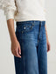 SAIGE WIDE LEG JEAN - WATERMIST
