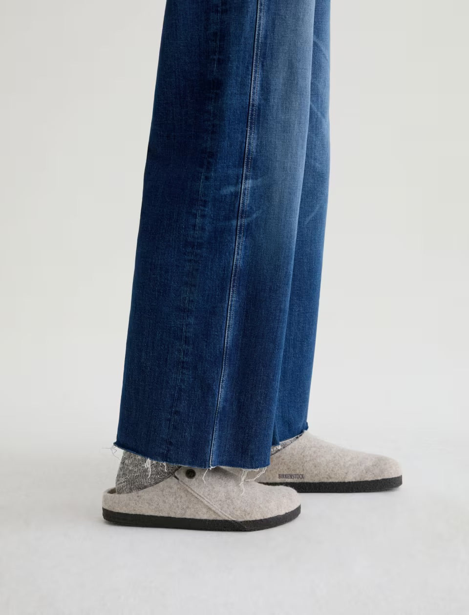SAIGE WIDE LEG JEAN - WATERMIST