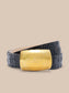 *PREORDER* MILOU BELT - BLACK CROC EMBOSSED