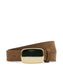 HENNIE LEATHER BELT - TAN