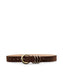TOBAR SUEDE BELT - CHOCOLATE