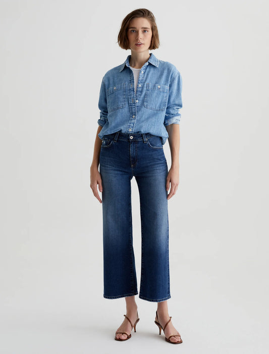 SAIGE WIDE LEG CROP JEAN - 7 YEARS LA JOLLA