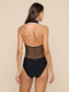 *PREORDER* NATALYA COLLARED ONE PIECE - BLACK