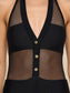 *PREORDER* NATALYA COLLARED ONE PIECE - BLACK