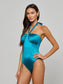 *PREORDER* ALTHEA BANDEAU ONE PEICE SWIMSUIT - CRYSTAL TEAL