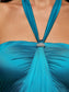 *PREORDER* ALTHEA BANDEAU ONE PEICE SWIMSUIT - CRYSTAL TEAL