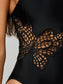 *PREORDER* ONE PIECE SWIMSUIT - BLACK BUTTERFLY CROTCHET