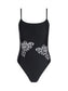 *PREORDER* ONE PIECE SWIMSUIT - BLACK BUTTERFLY CROTCHET