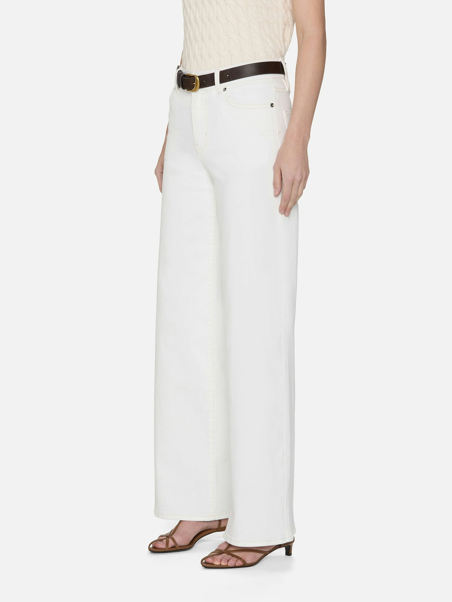 LE SLIM PALAZZO JEAN - WHITE