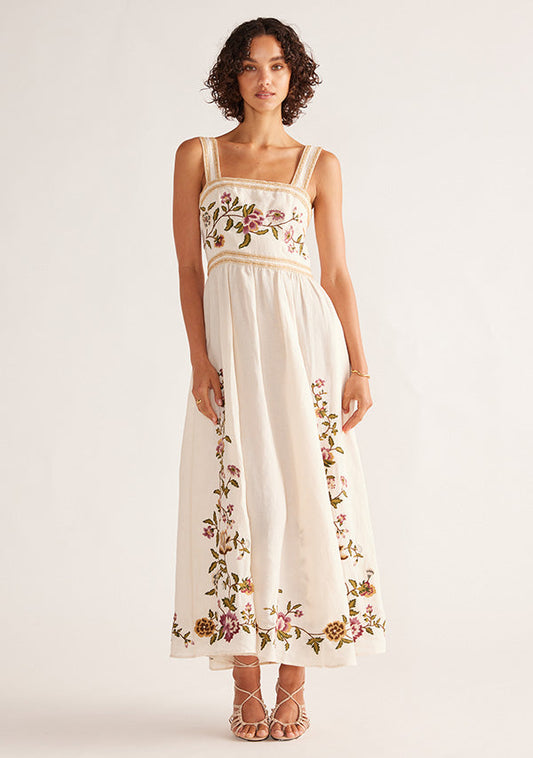 CAMILLE MAXI DRESS - IVORY