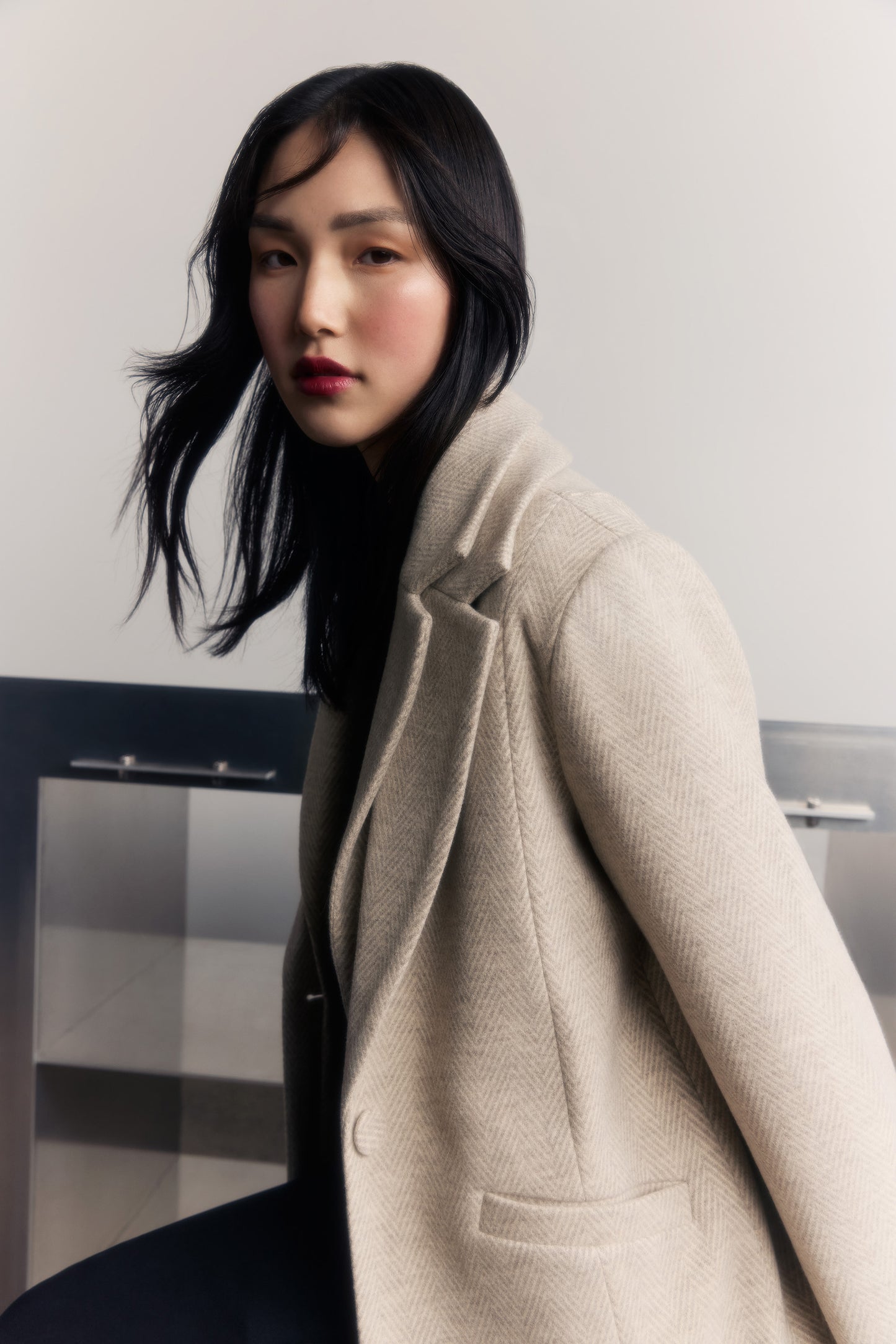 MALTA COAT - HERRINGBONE