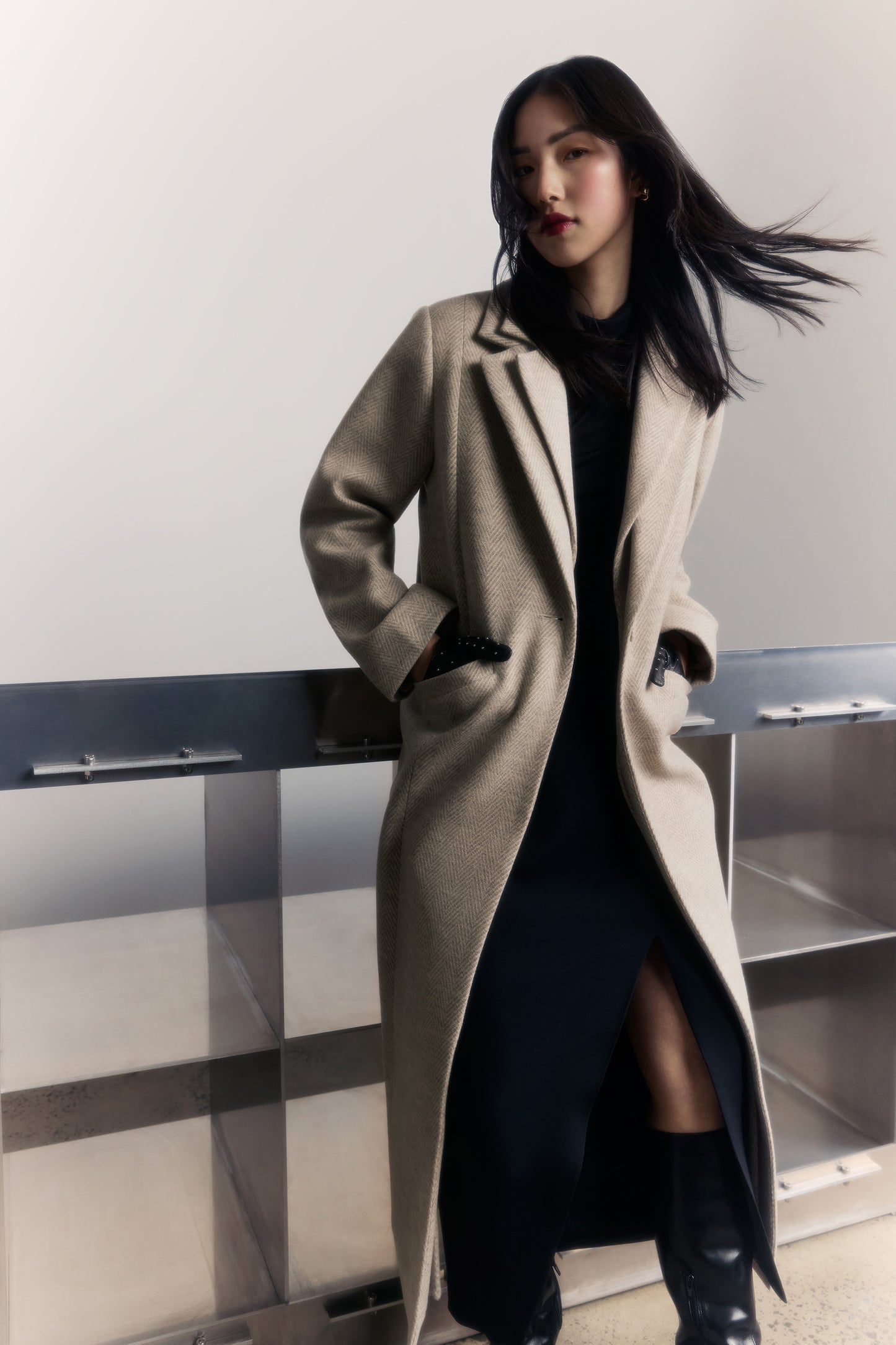 MALTA COAT - HERRINGBONE