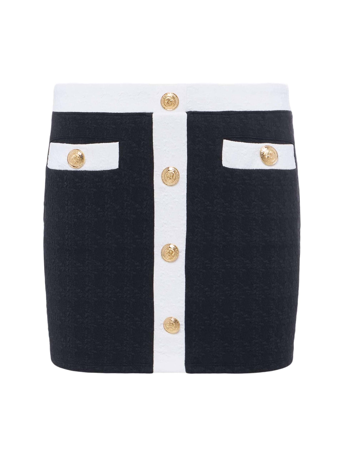 *PREORDER* COCO MINI COVER UP SWIM SKIRT - BLACK/WHITE