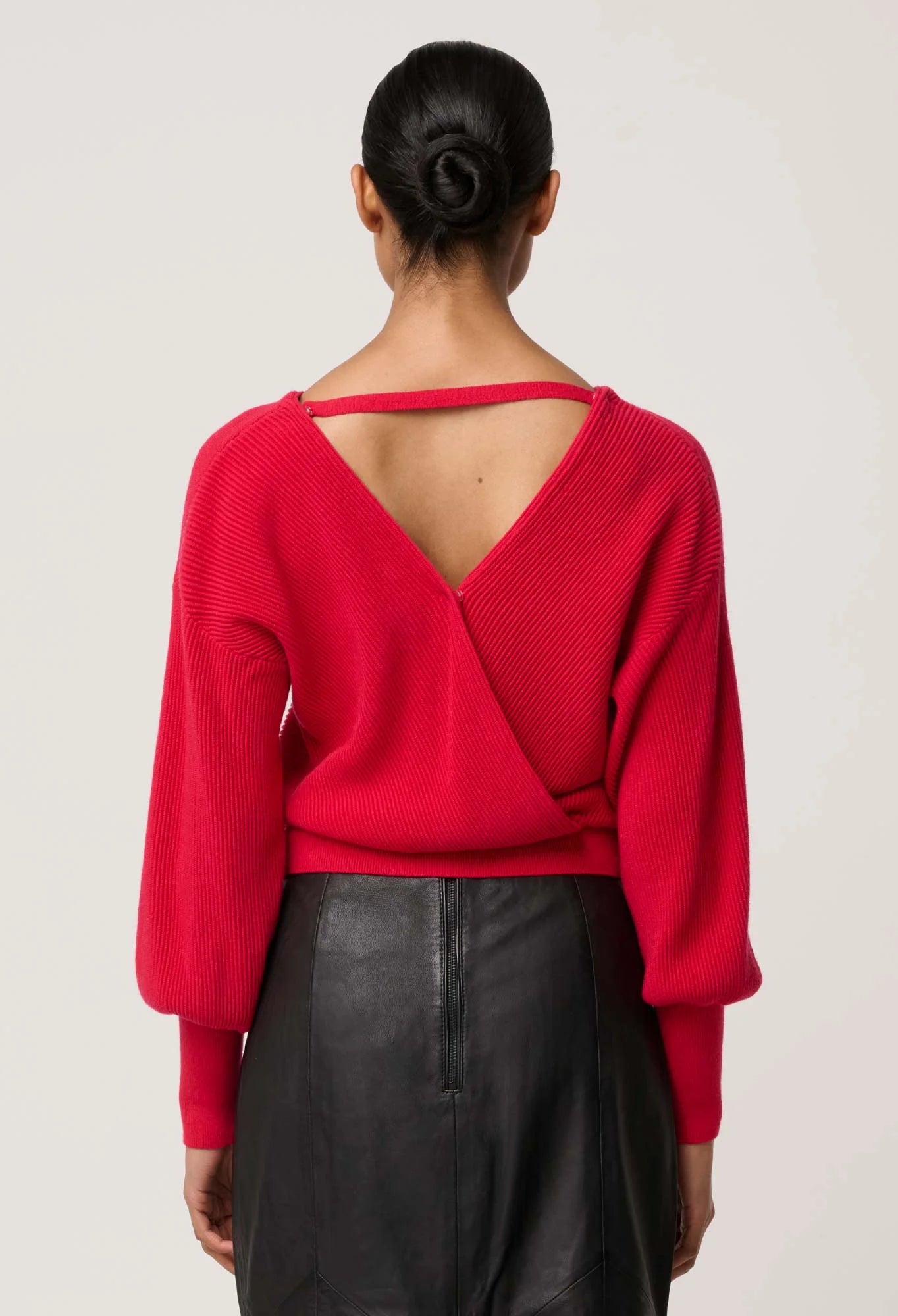 *PREORDER* CLARISSA KNIT TOP - ROUGE