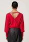 *PREORDER* CLARISSA KNIT TOP - ROUGE