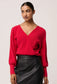 *PREORDER* CLARISSA KNIT TOP - ROUGE