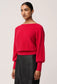 *PREORDER* CLARISSA KNIT TOP - ROUGE