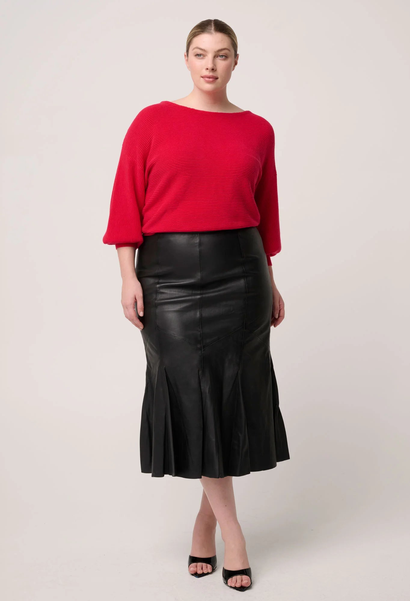 *PREORDER* CLARISSA KNIT TOP - ROUGE