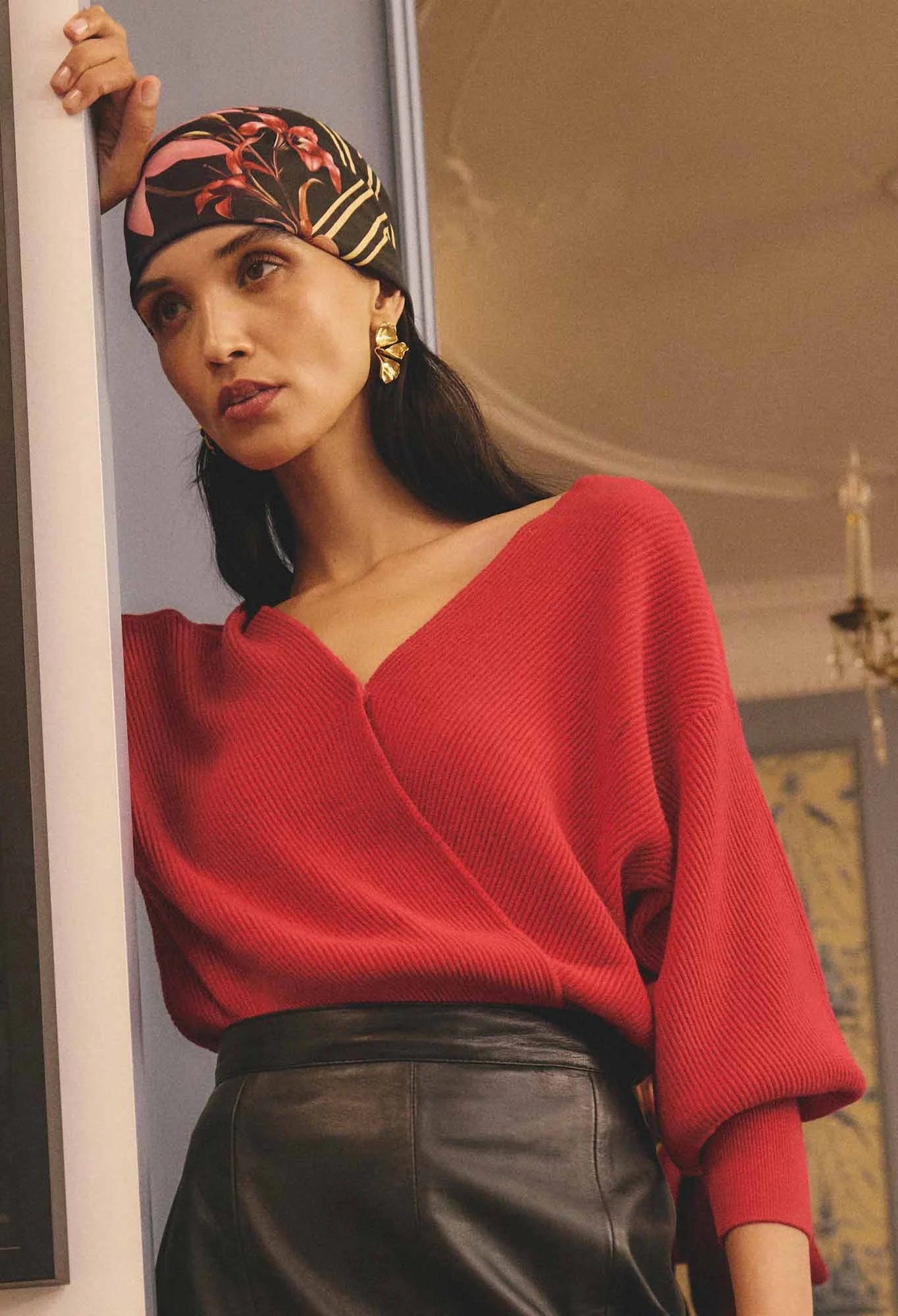 *PREORDER* CLARISSA KNIT TOP - ROUGE
