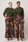 *PREORDER* ROSELLE TOP - WINTER MOSS