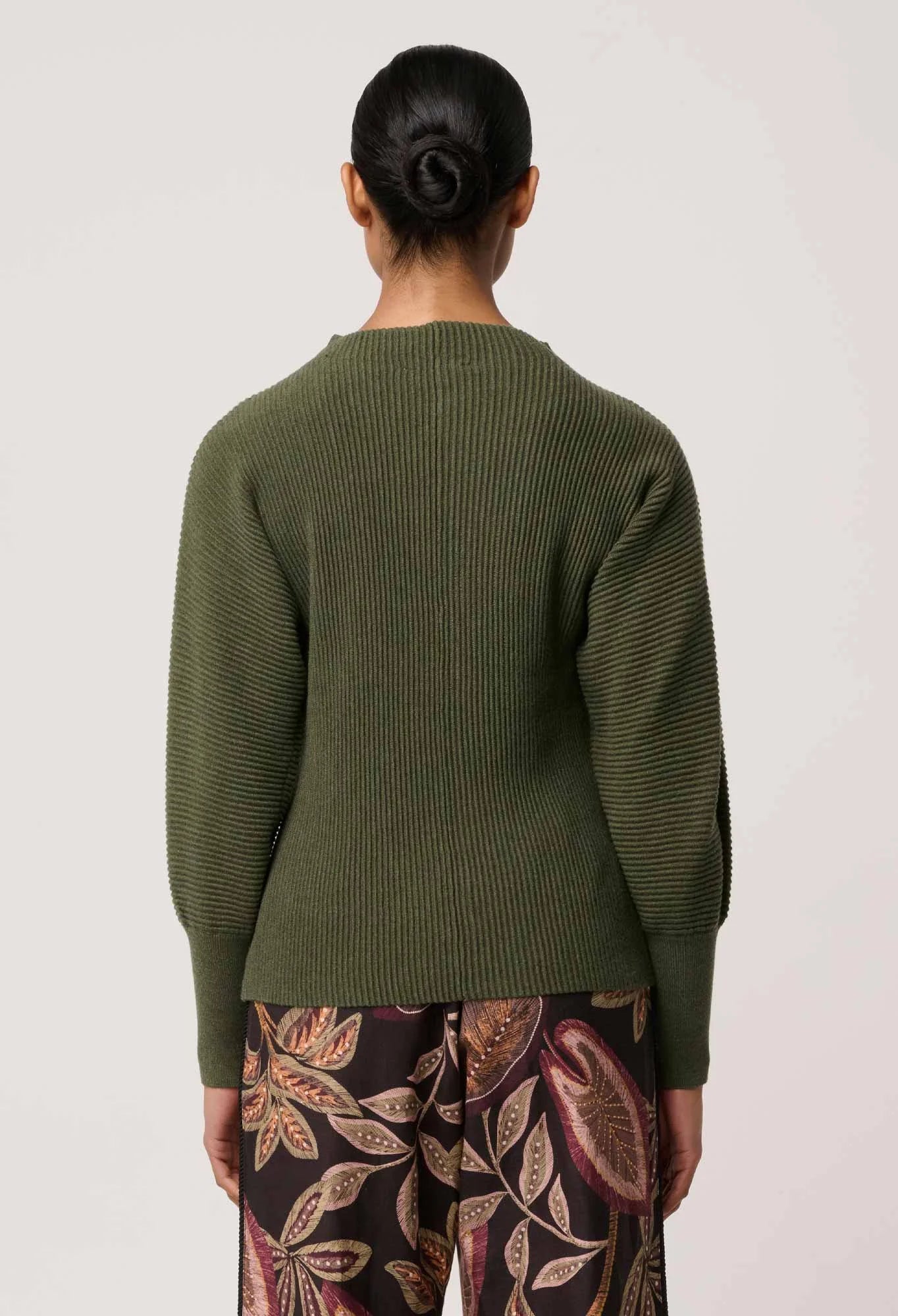 *PREORDER* ROSELLE TOP - WINTER MOSS