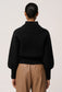 *PREORDER* JEANNE KNIT BOMBER JACKET - BLACK