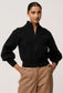*PREORDER* JEANNE KNIT BOMBER JACKET - BLACK