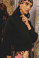 *PREORDER* JEANNE KNIT BOMBER JACKET - BLACK