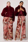 *PREORDER* DAWN FAUX FUR JACKET - BORDEAUX