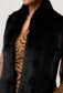 *PREORDER* HAZEL FAUX FUR VEST - BLACK